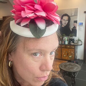Chapeau fleuri Miss Sally Victor New York années 60