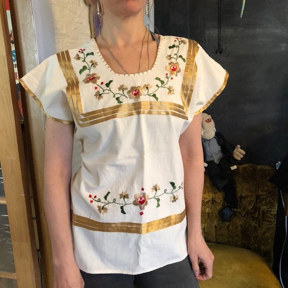 Stunning Deadstock Mexican Huipil