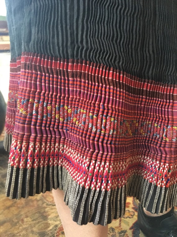 Antique Pleated Skirt worn by Miao Hmong women in… - image 3