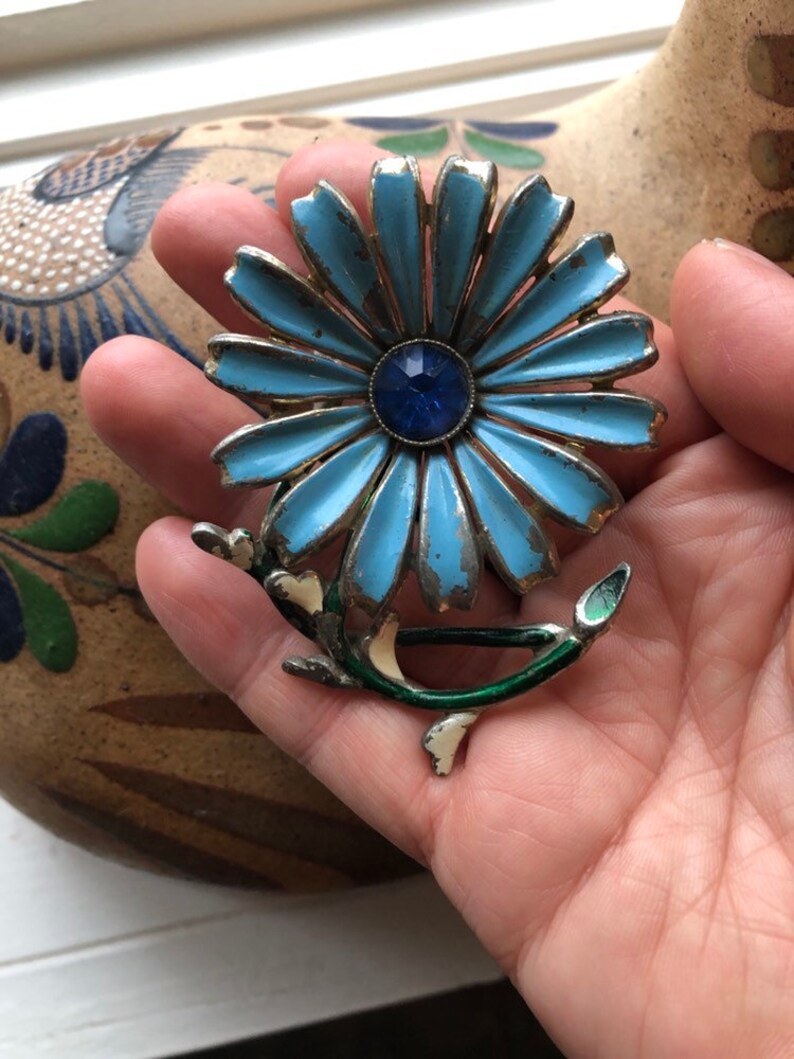 1960's Pot Metal Brooch Etsy