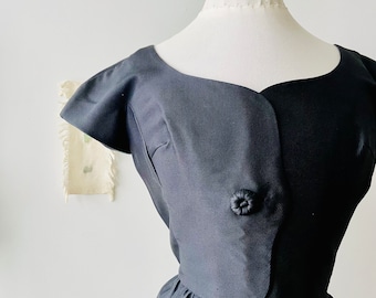 1960's Silk Wiggle Dress