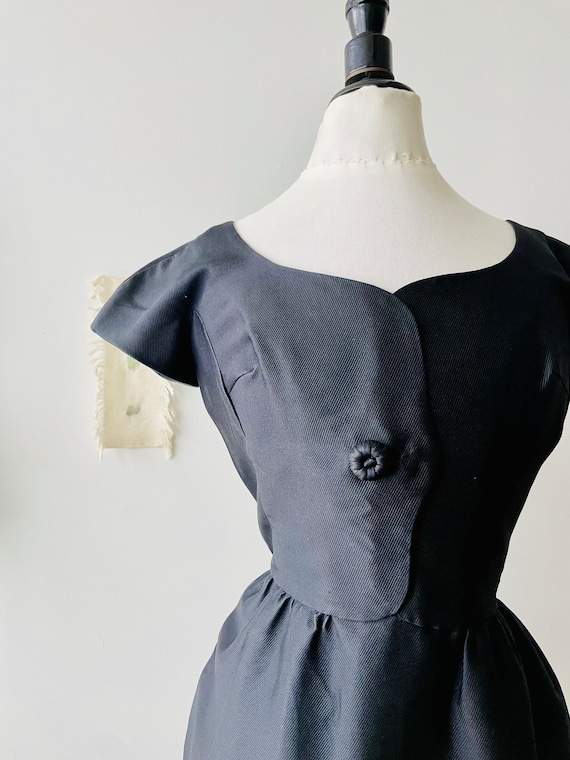 1960's Silk Wiggle Dress
