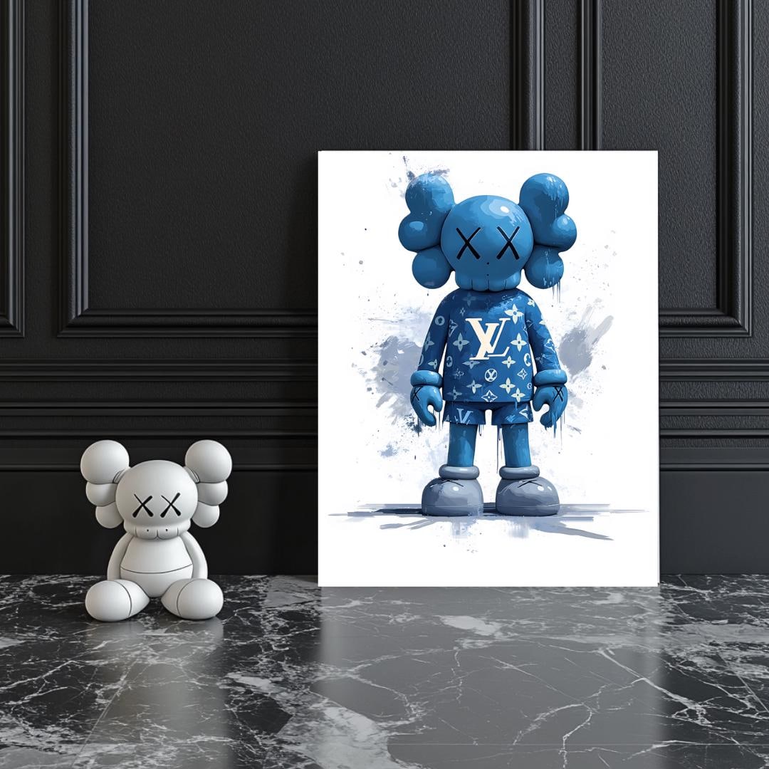 LV Kaws Poster, Hypebeast Poster, Printable Wall Art