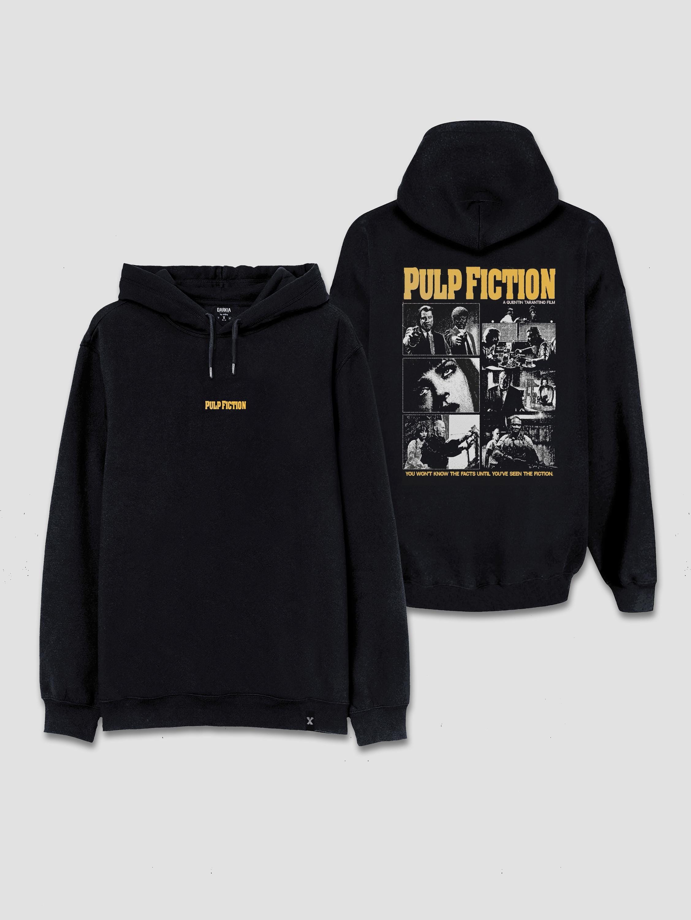 Sweatshirt Pulp Fiction - Licence Officielle Park London - Logo Avant Et Dos