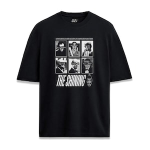 Iconic Film The Shining Movie Scene Quote Design Tshirt, Premium Printed Texted Unisex Tee Shirt