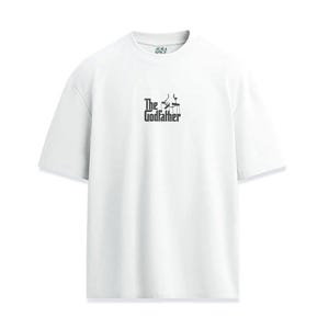 Iconic Movie The Godfather Minimal Design Front Printed Unisex Shirt Premium Tshirt