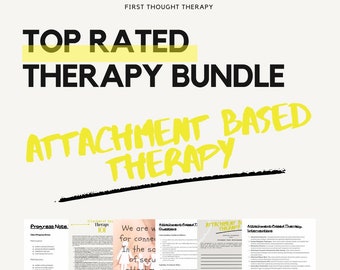 Attachment-Based Therapeutic Toolkit: Therapy Questions,  Progress Notes, Interventions, Posters, & Assignments for Growth