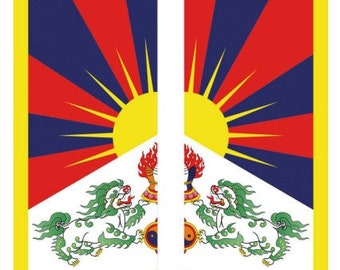 Tibet Flagge Abschluss Schärpe/Stola Internationale Studie im Ausland Erwachsene Unisex