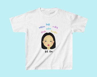 Ich bin.. T-Shirt Mädchen kurzarm für mehr Selbstbewusstsein schönes handgefertigtes Design weißes T-Shirt mit Aufdruck