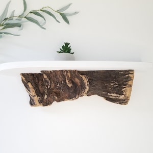 Driftwood Wall Shelf, 17 inch, Coastal Beach House Decor, Seaside Decor