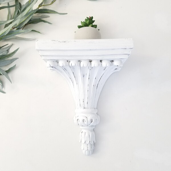 White Wall Shelf Etsy