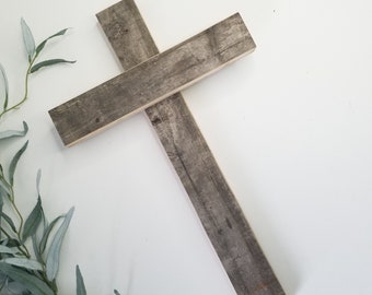 Rustic Wood Cross Recycled Christian Wall Decor