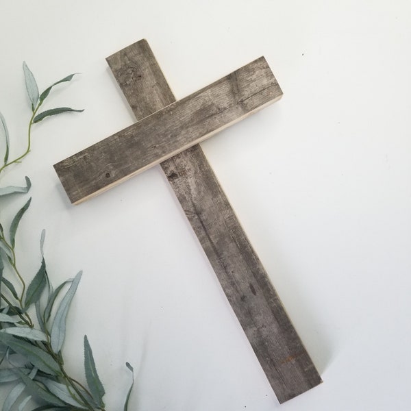 Rustic Wood Cross Recycled Christian Wall Decor