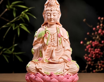中国白檀蓮台観音菩薩像 ws1257E - Etsy 日本