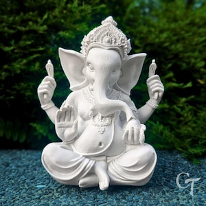 Ganesha Statue | Hindu God Ganesh Figurine | Lord of Wisdom Murti for Pooja, Home Altar & Gifts