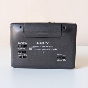 Sony Walkman WM-EX53 Cassette Player - Fully Working - New Belt - Serviced - Original Case & Earphones image 5