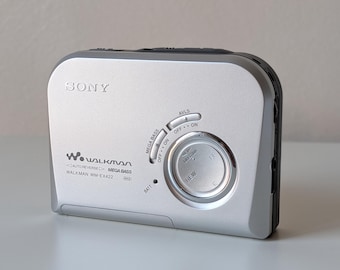 Reproductor de casetes Sony Walkman WM-EX422 | Totalmente revisado | Correa nueva | Velocidad calibrada | En perfecto funcionamiento