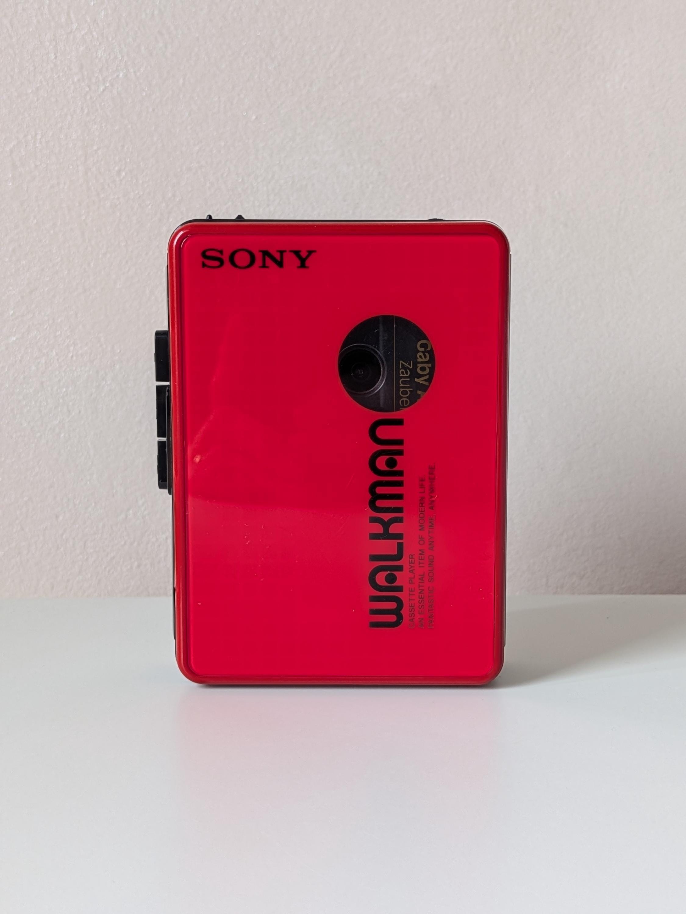 Sony Red Walkman - Etsy