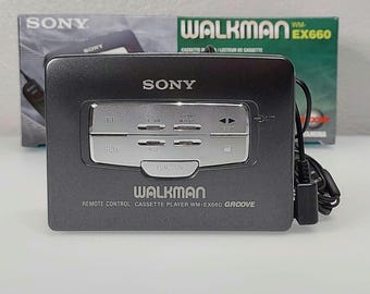 Sony Walkman WM-EX660 New Old Stock – Complete in Box – Vintage Cassette Player – Tested & Serviced