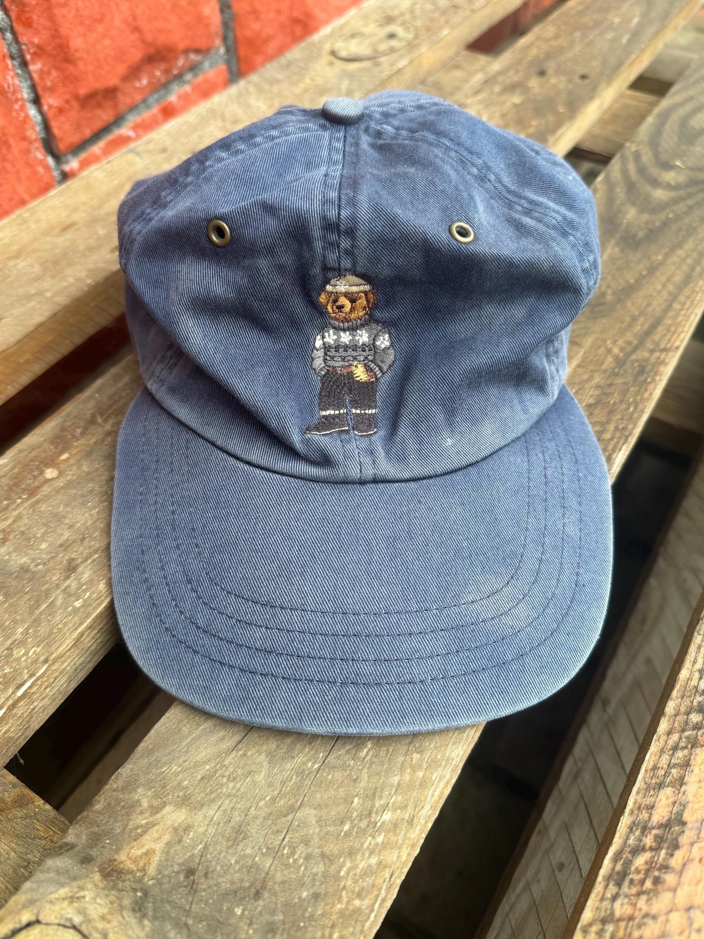 帽子 90s 00s Polo Ralph Lauren Polo bear cap Vintage Polo Ralph Lauren Bear Cap Hat 90s Collection Retro
