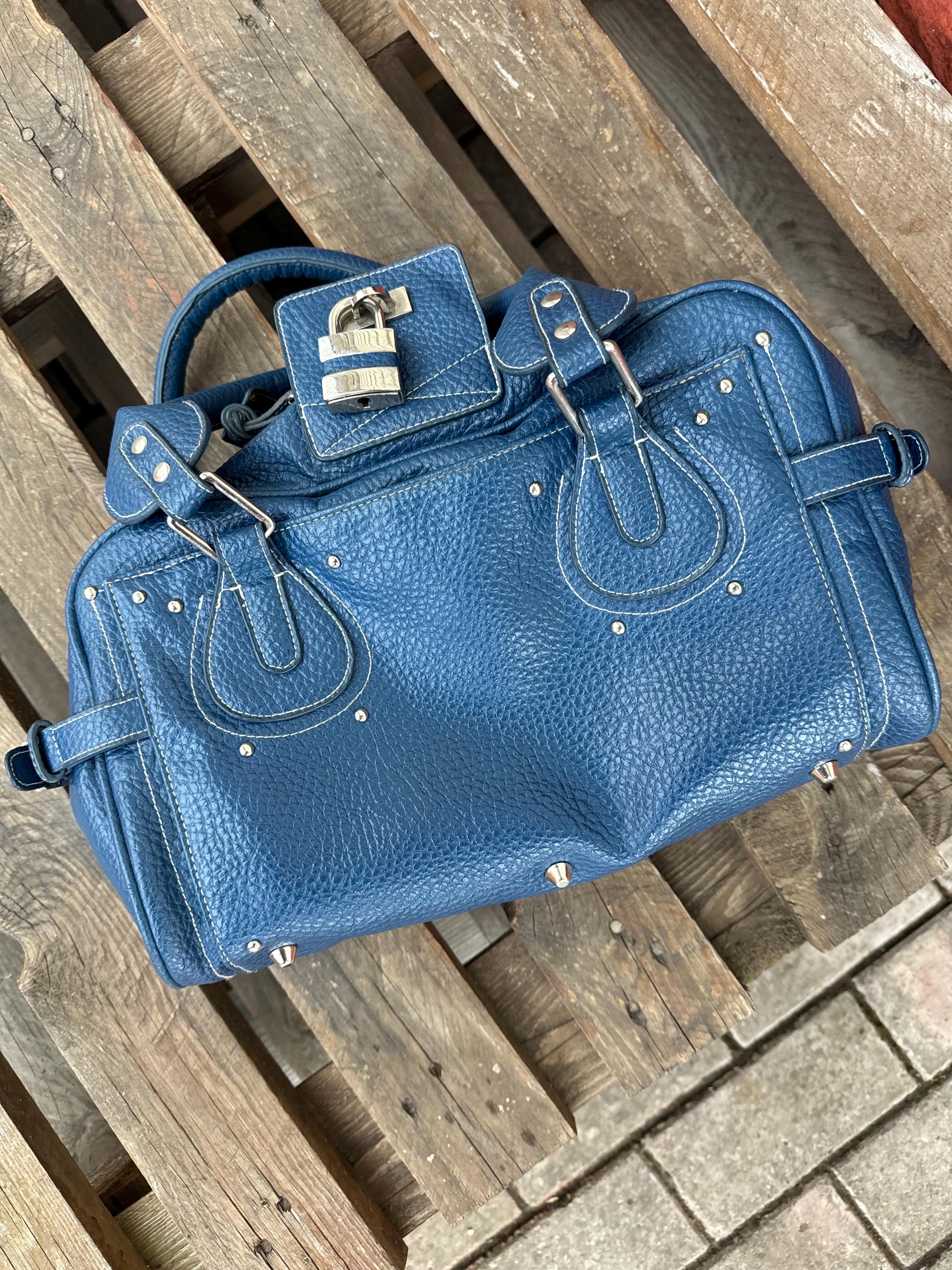 Vintage Y2K Mimic Copenhagen Leather Shoulder Bag Woman Lady Purse