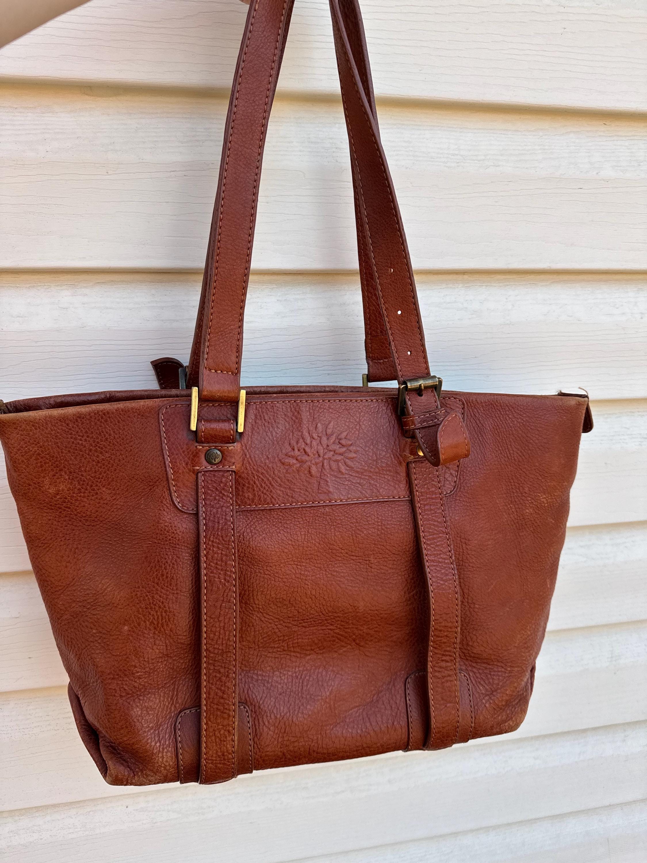 MULBERRY 正規品　80s-90s　vintage 高級travelバッグ Vintage Mulberry Bamboo Bag from England. For Sale at Ruby Lane