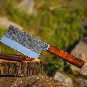 Quality Handmade Knife - Unique Kitchen Cleaver and Butcher Knife, Ideal for Outdoor Cooking, Hunting, or Camping - Stylish Gift for Chefs