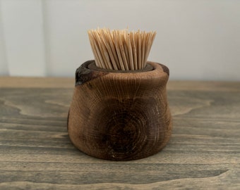 Handmade Wooden Toothpick Holder
