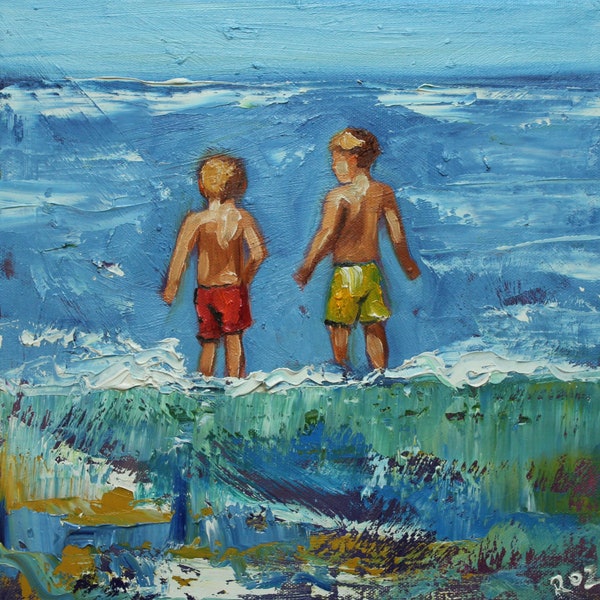 Print of Beach 88 10x10  by Roz