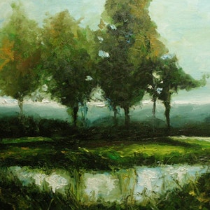 Landscape24 15x20 Print of Roz painting