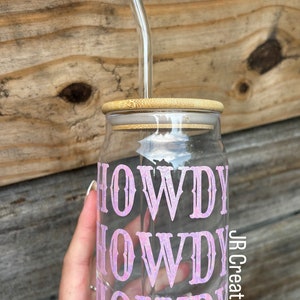Howdy Howdy Howdy - Glass Cup
