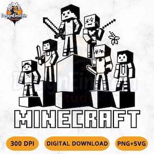 Videospiel SVG. Spiel Charaktere Silhouette, Gamer Kopf Digitaler Download PNG, Cricut und Lasercutting Dateien