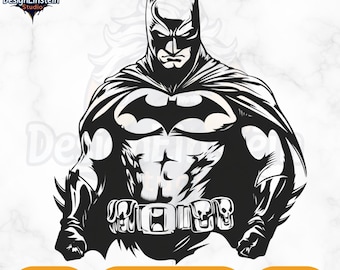 Superhero SVG, Superhero Cut File, Superhero png, superhero Silhouette, printable vector art, Vector Graphic, Instant Digital Download