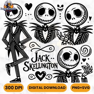 Nightmare Jack Valentine SVG: Horror Movie Character PNG (Digital Download)