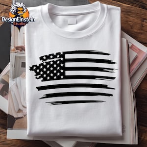 Distressed USA Flag Svg | American Flag SVG | 4th July Svg | USA Flag Silhouette | Patriotic Flag svg | Flag Vector | Digital Download