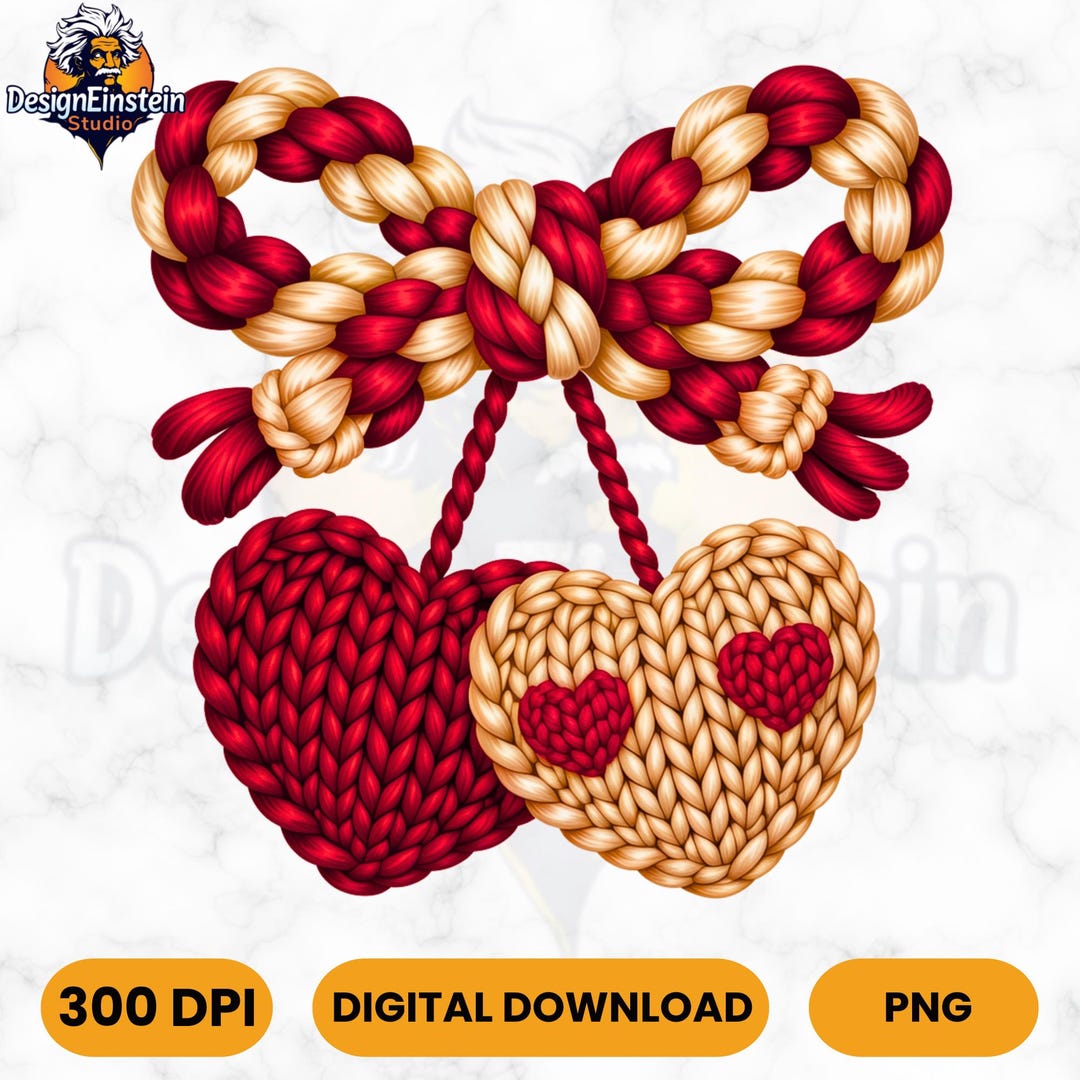 Crochet Valentine PNG, Latch Hook Yarn Crochet Valentines Day Heart Png ...