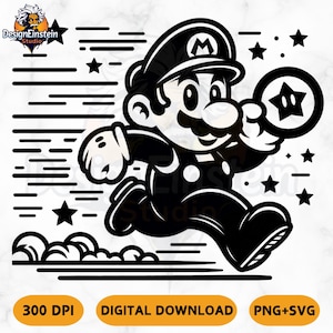 Cartoon SVG, Cartoon Charakter Clipart, druckbare Vektor-Designs, svg Cut File für Cricut, Silhouette, Vektorkunst, Instant Digital Download