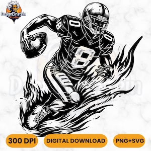 Football Player Svg, Football Svg, Football Clipart, sports svg, cricut, cut file, Instant Digital Download