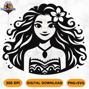 Princess Svg | Princess Outline Svg | Princess Clipart | Silhouette | svg Cut files for cricut | Instant Download