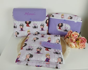 Porta pannolini e salviette con fasciatoio da viaggio pieghevole, set cambio neonato, borsa e fasciatoio da viaggio per neonati, idea regalo