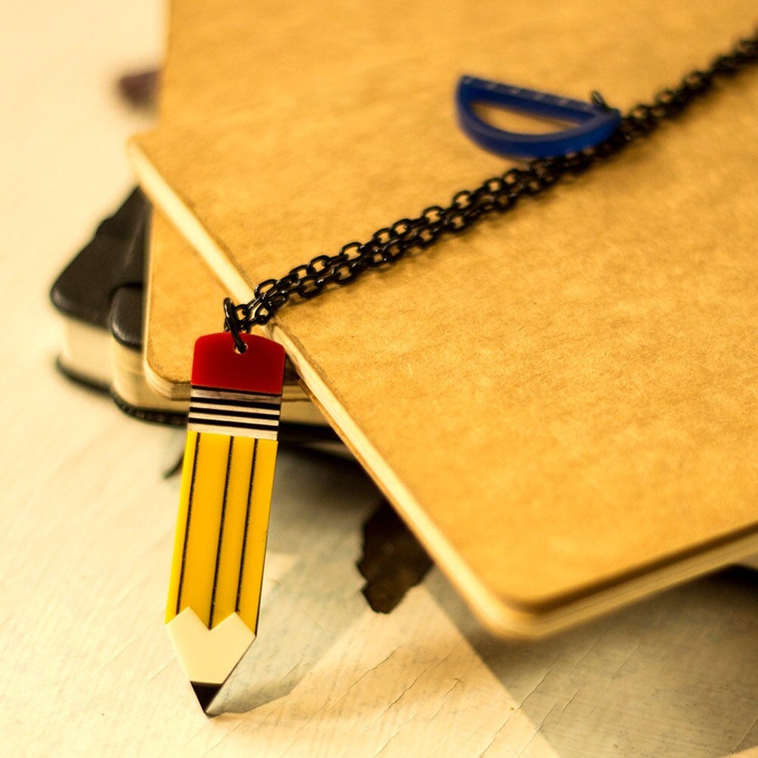 Architect Necklace, Back to School Jewelry, Laser Cut Gifts Under 25 Etsy