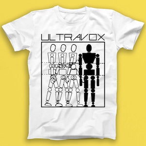 Ultravox Three Into One Electronic Rock Music Gift Tee Tshirt 2597