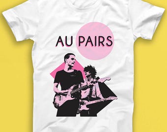 Au Pairs Post Punk Rock Music Gift Tee T Shirt 2018