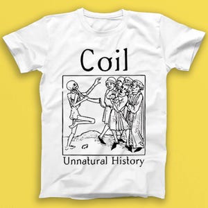 Coil Unnatural History Electronic Music Gift Tee T Shirt 1959