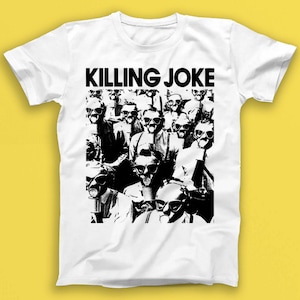 Killing Joke Punk Rock Gas Mask Fire Dances Music Gift Tshirt 2220