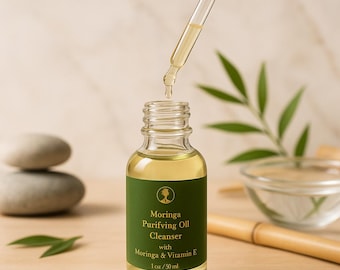 Moringa-oliereiniger: natuurlijke make-upremover en gezichtswasbeurt