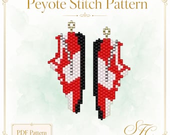 Sneakers, sport, tennisschoenen Peyote- of steensteekoorbel pdf - directe download Rocaille, kralenpatroon