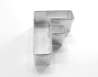 Capital Letter F Cookie Cutter