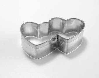 Mini Double Heart Cookie Cutter