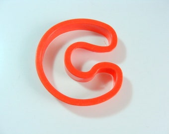 Large Plastic Letter C Cookie Cutter